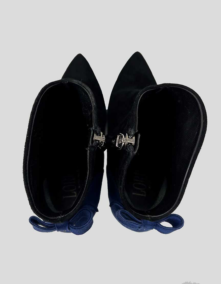 LORIBLU Suede Booties - 38 IT | 8 US