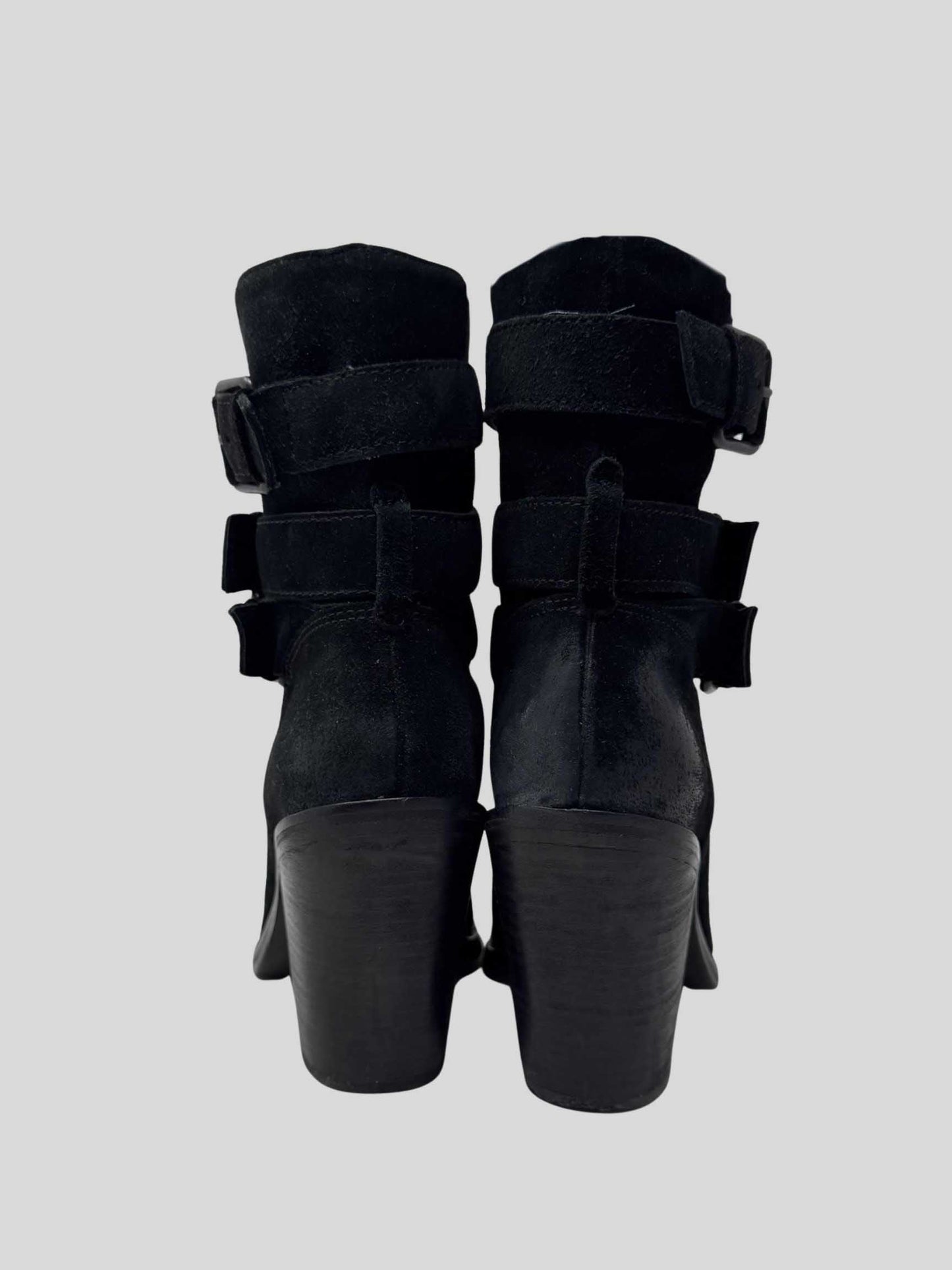 ASH Suede Moto Boots - 37 IT | 7 US