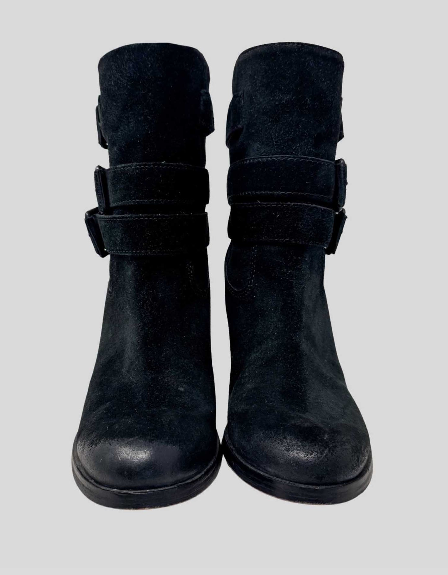 ASH Suede Moto Boots - 37 IT | 7 US