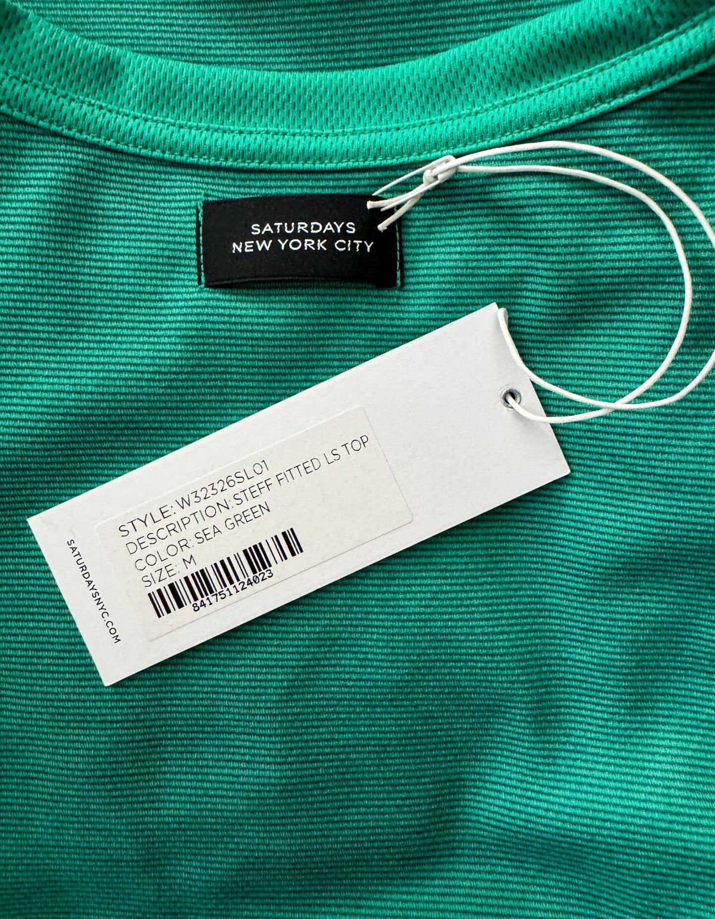 SATURDAYS NYC Longsleeve Tee w/ Tags - Medium