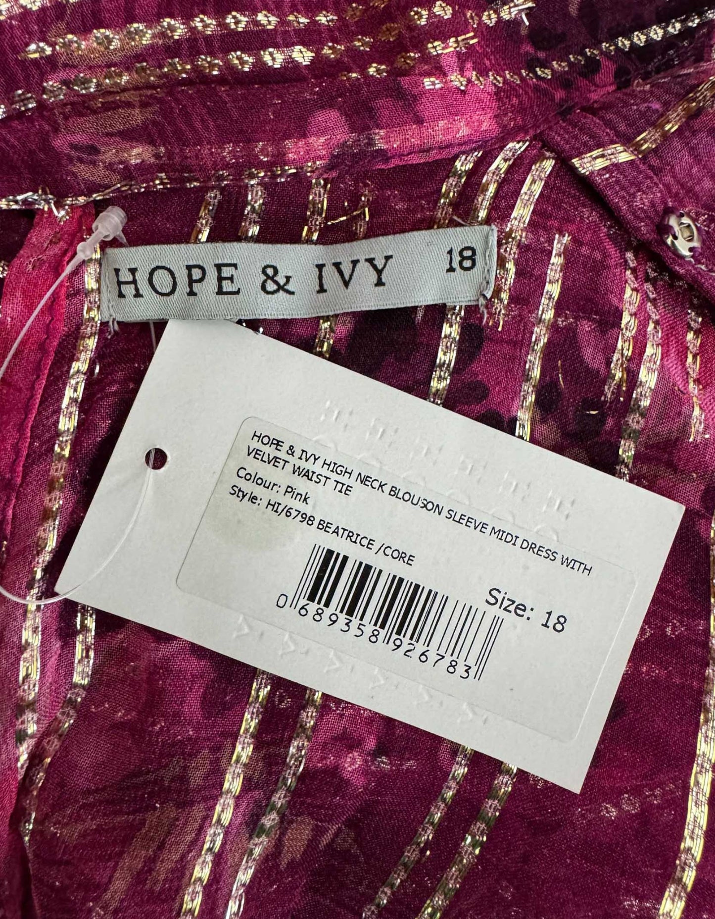 ASOS HOPE & IVY Midi Dress w/ Tags - 18 US