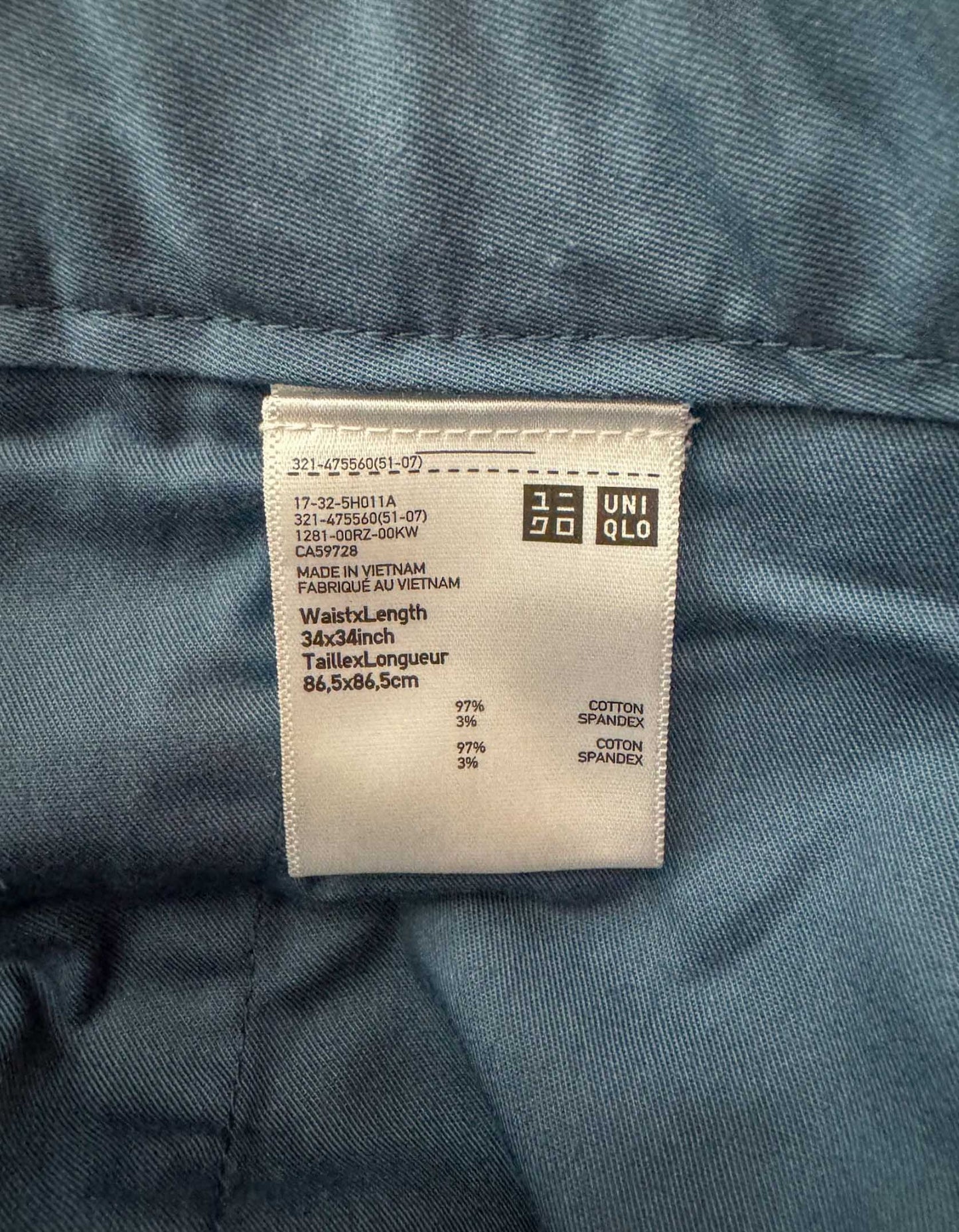 UNIGLO Chinos - 34 x 34 US