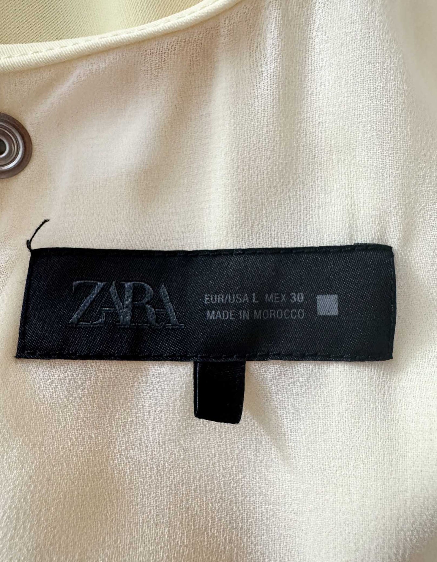 ZARA Ruched Dress - Large