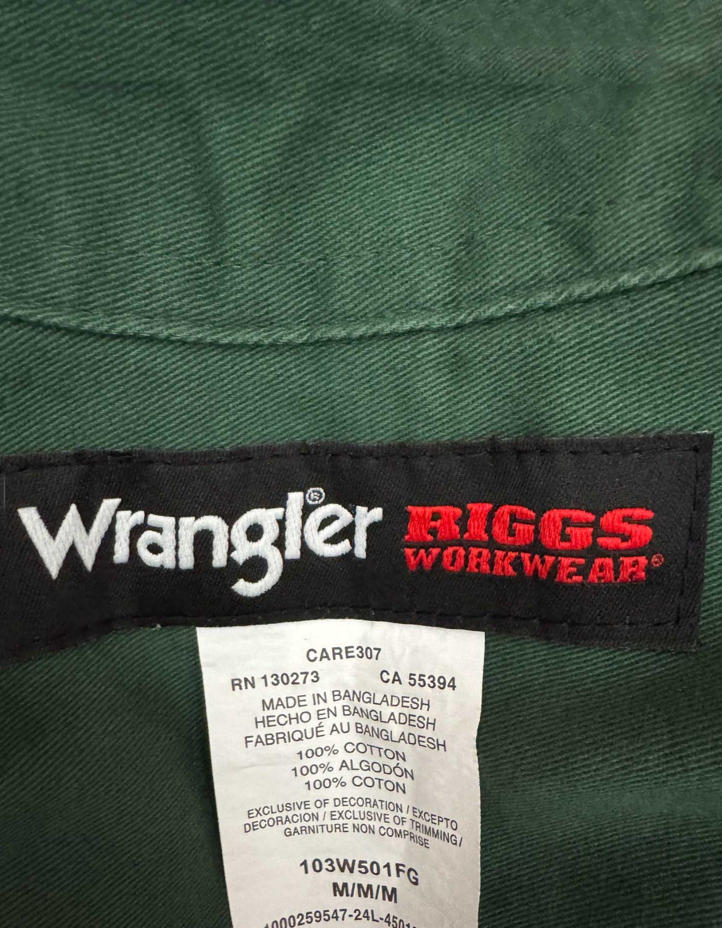 WRANGLER Button Down Shirt - Medium