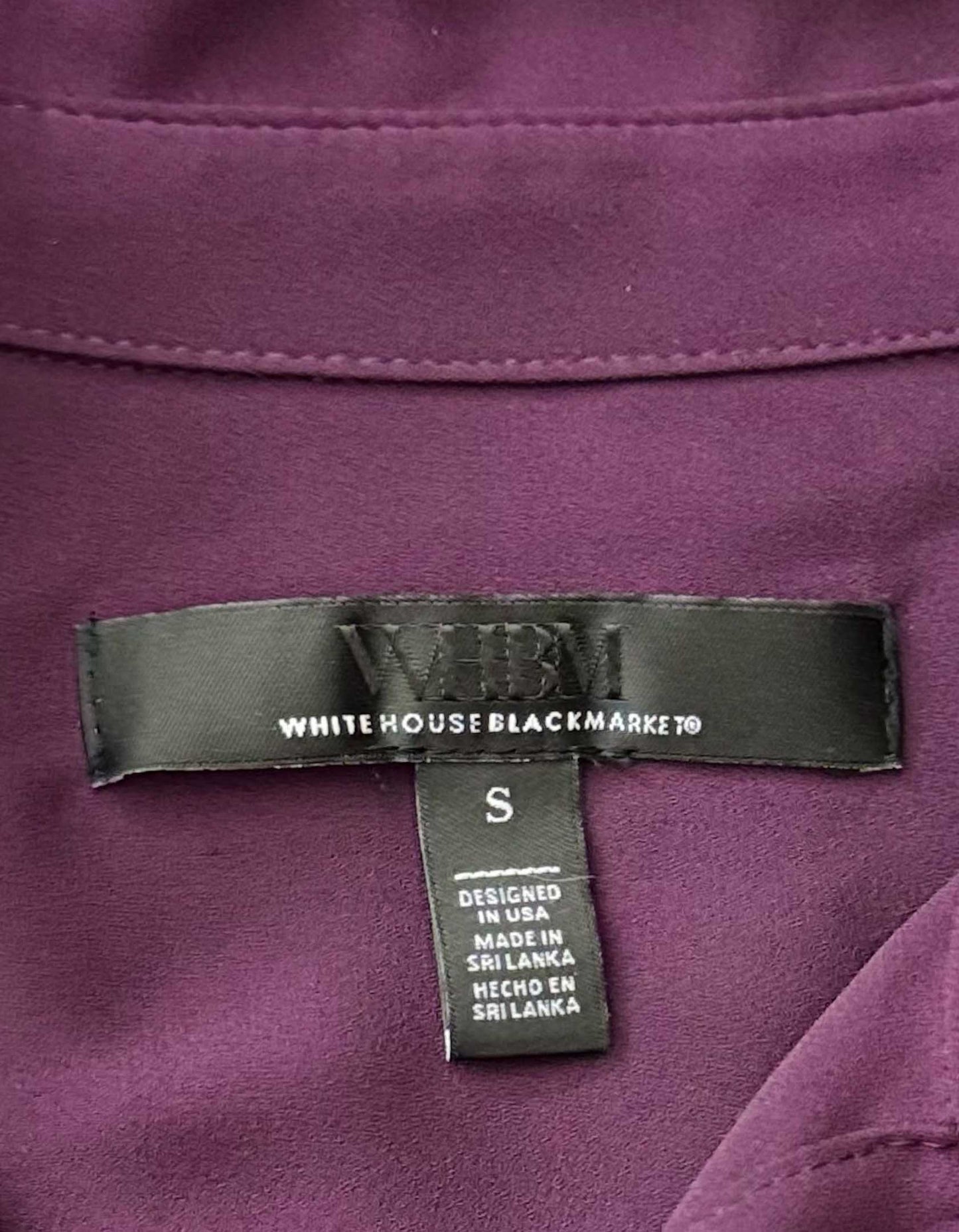 WHITE HOUSE BLACK MARKET Blouse - Small