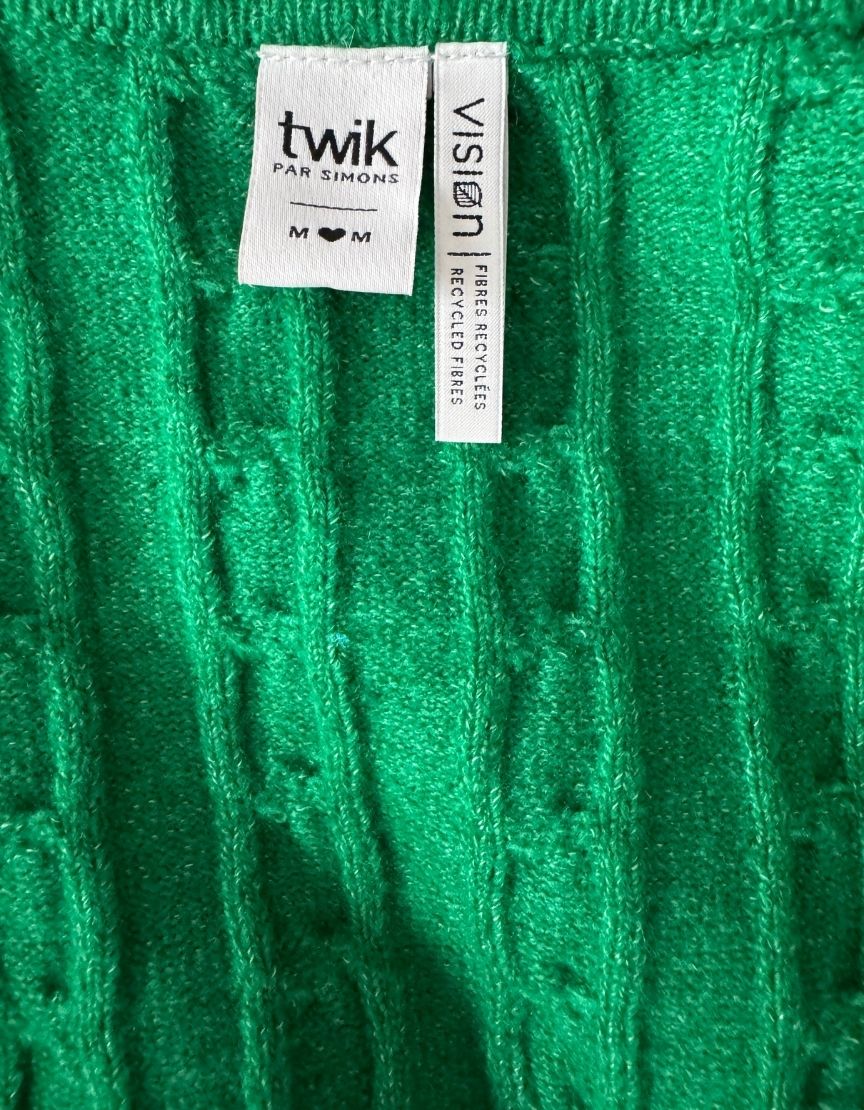 TWIK Cable-Knit Cardigan - Medium