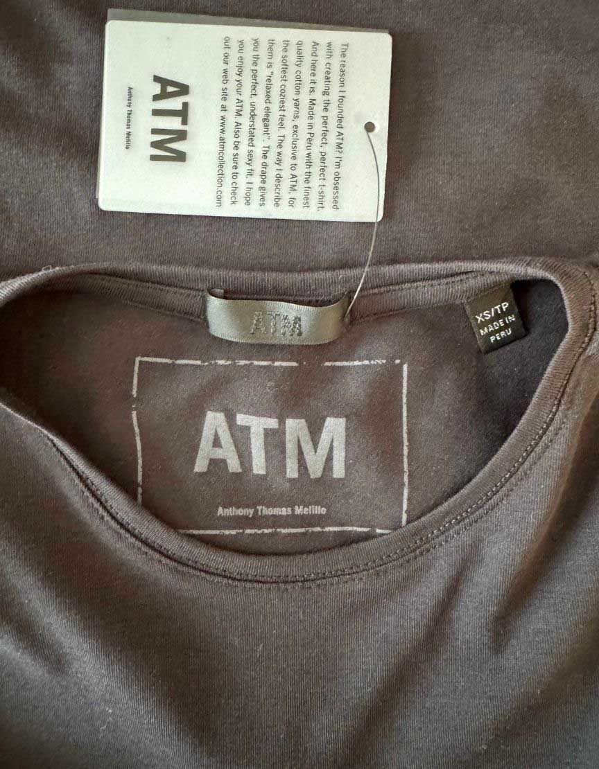 ATM Twisted Front Top w/ Tags - XS/TP