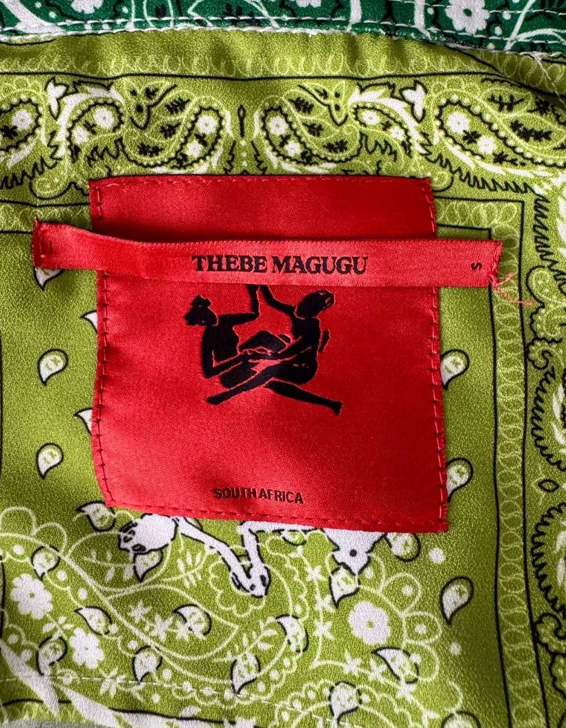 THEBE MAGUGU Sisterhood Bandana Cutout Blouse - Small