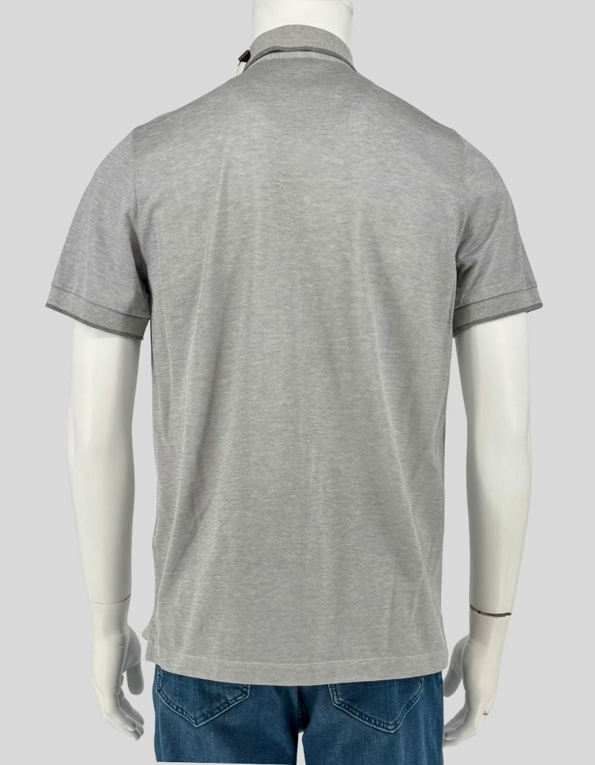 CANALI Cotton Polo Shirt w/ Tags - 50 IT | 40 US