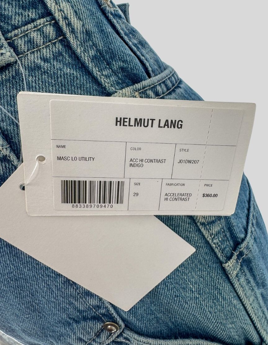 HELMUT LANG Masc Lo Utility Jeans w/ Tags - 29 US