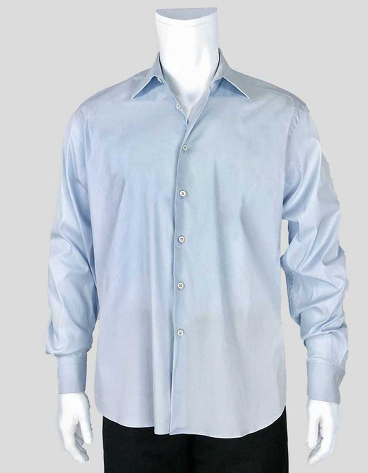 PRADA Button Down Tailored Shirt - 41/16 US