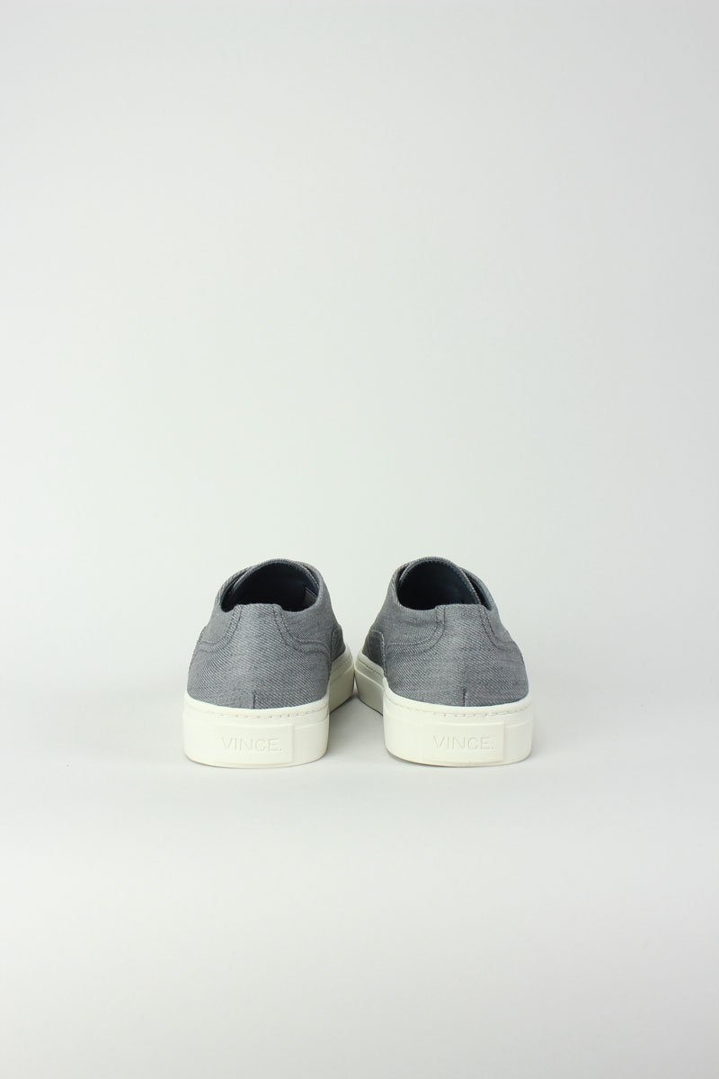 Vince Nelson Grey Denim Slip On Sneakers - 5.5M US