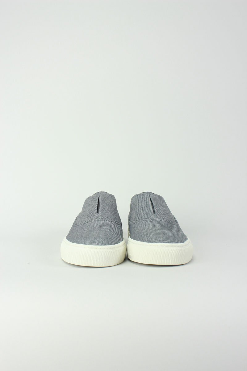 Vince Nelson Grey Denim Slip On Sneakers - 5.5M US