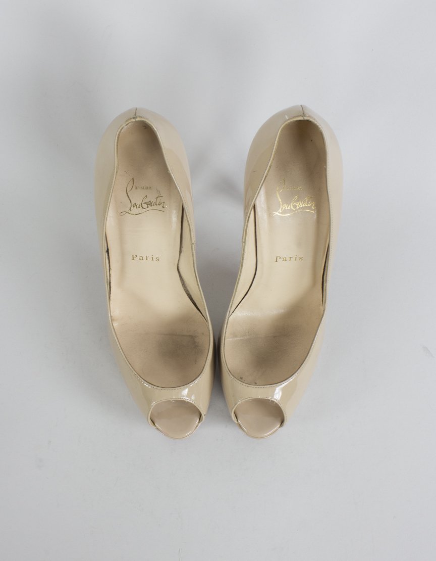 Christian Louboutin Lady Peep Heels 39 IT US – LuxAnthropy