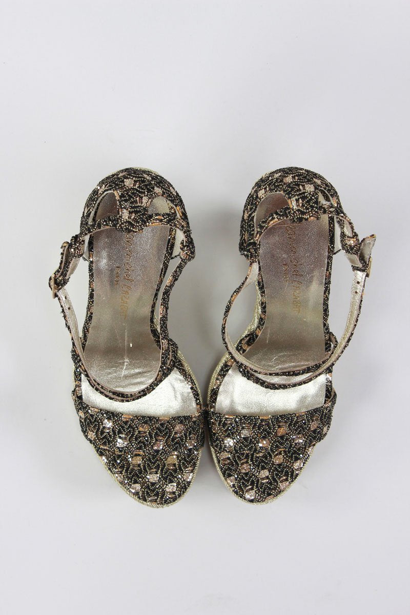 Jean Michel Cazabat Wedge Sandals - 39 IT | 9 US