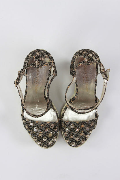 Jean Michel Cazabat Wedge Sandals - 39 IT | 9 US