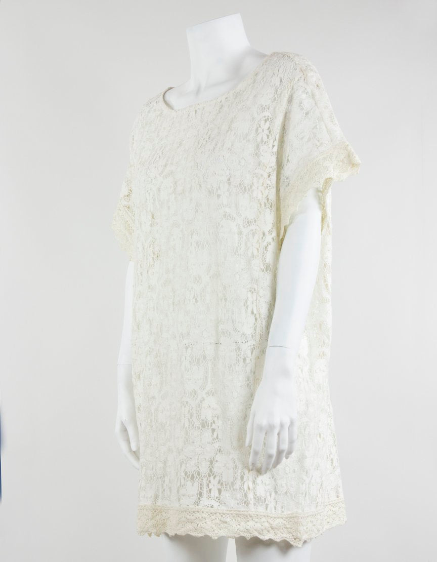 Joie A La Plage Balton CreaM/Lace Coverup Size Small