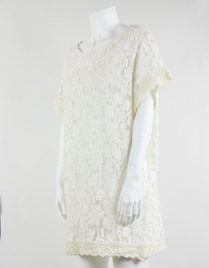 Joie A La Plage Balton CreaM/Lace Coverup Size Small