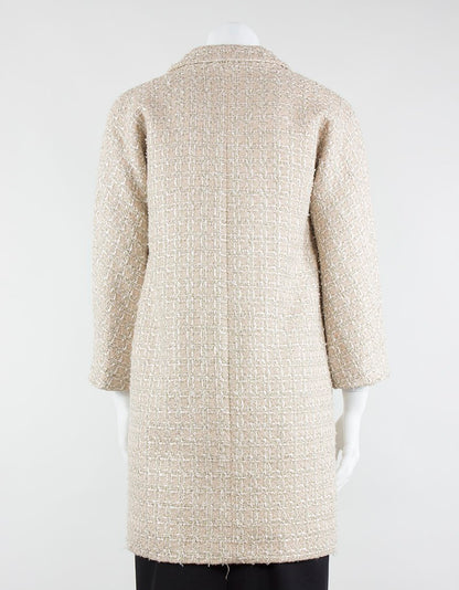 Kate Spade New York Renata Blush Tweed Coat X-Small