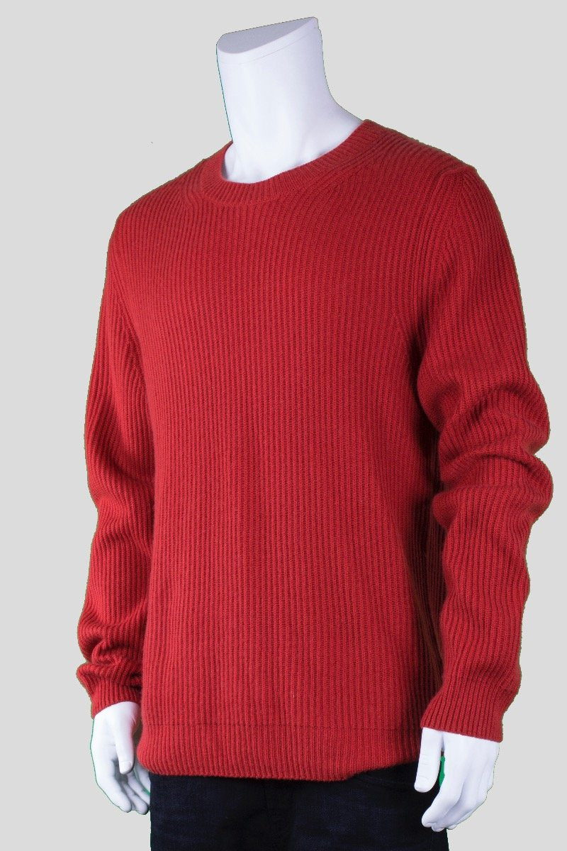 Tse Ribbed Crewneck Long Sleeve Cashmere Sweater X Large