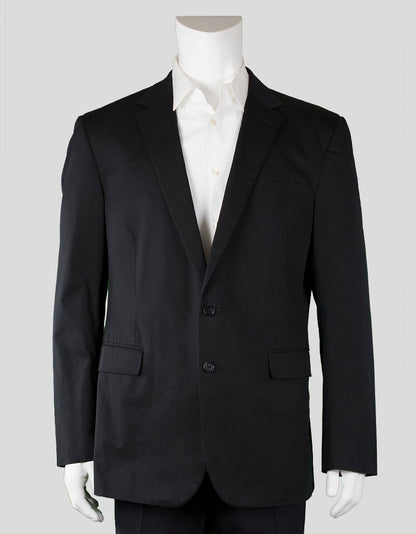Ralph Lauren Black Label Anthony Cotton Two Button Notch Lapel Double Back Vent Sport Coat Blazer 46 R