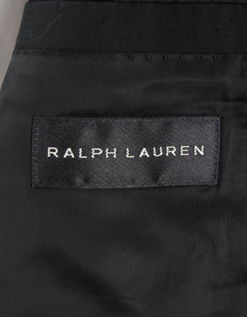 Ralph Lauren Black Label Anthony Cotton Two Button Notch Lapel Double Back Vent Sport Coat Blazer 46 R