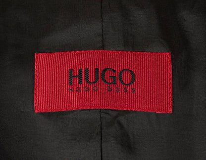 Hugo Boss Red Label Navy Blue Three Button Front Light Weight Wool Blazer Size 42R