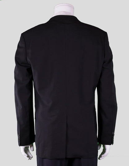 Hugo Boss Red Label Navy Blue Three Button Front Light Weight Wool Blazer Size 42R