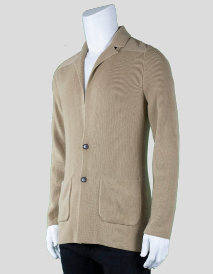 Ralph Lauren Black Label Two Button Ribbed Cardigan - Small