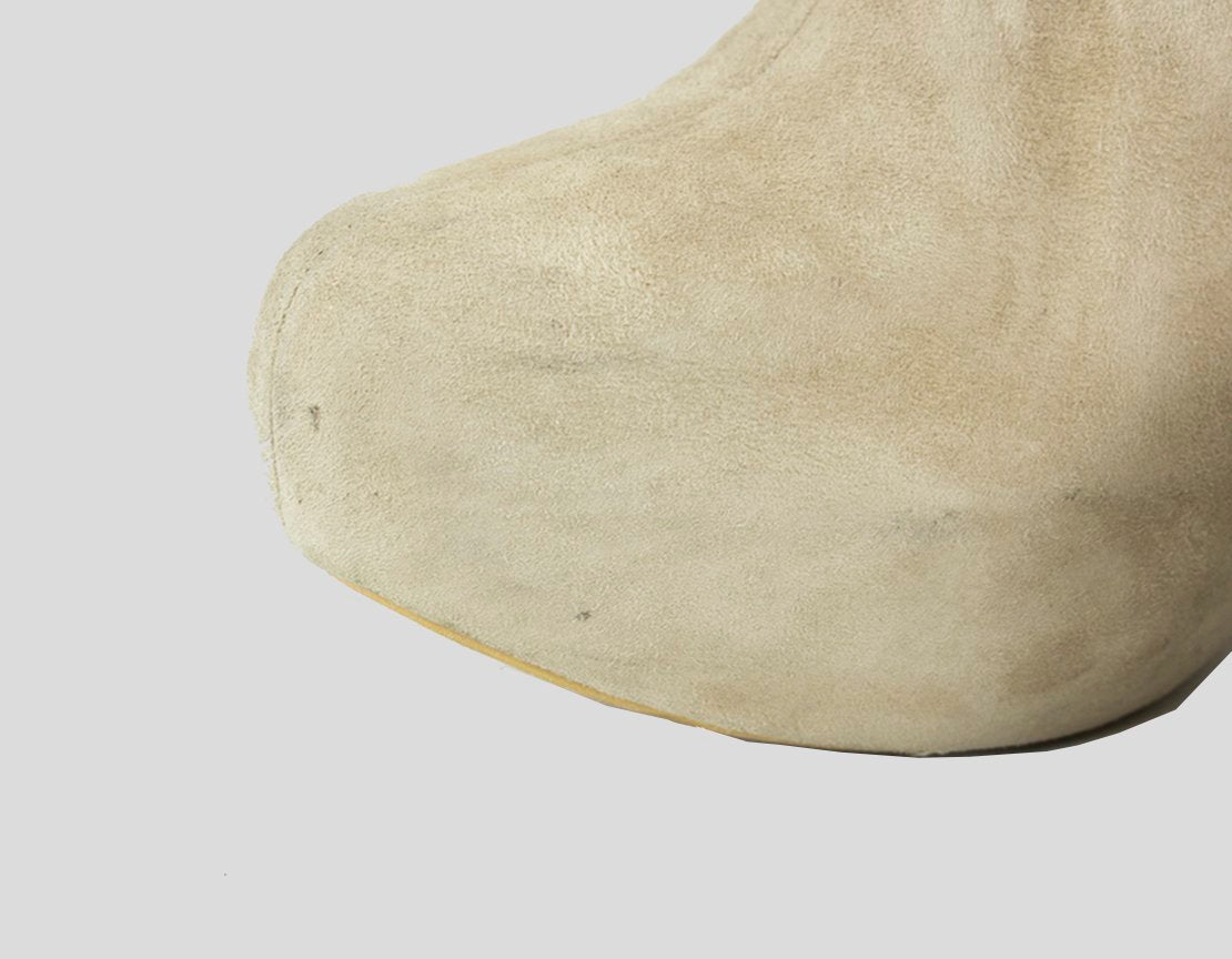 GIUSEPPE ZANOTTI Tan Suede Platform Knee Hi Boots - 39 IT | 9 US