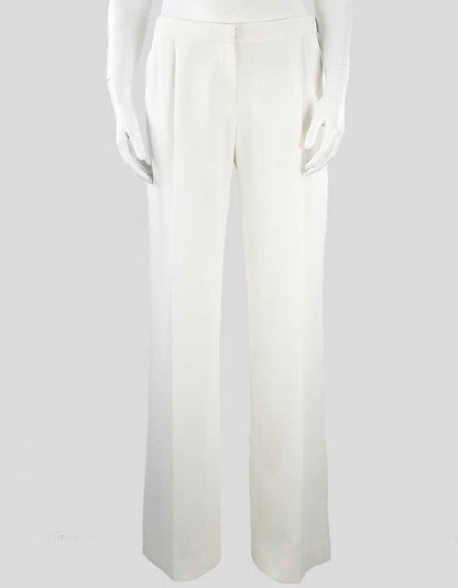 Intermix Off White Wide Legged Pants 4 US
