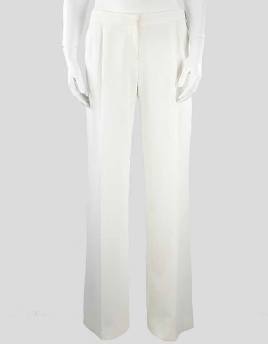 Intermix Off White Wide Legged Pants 4 US