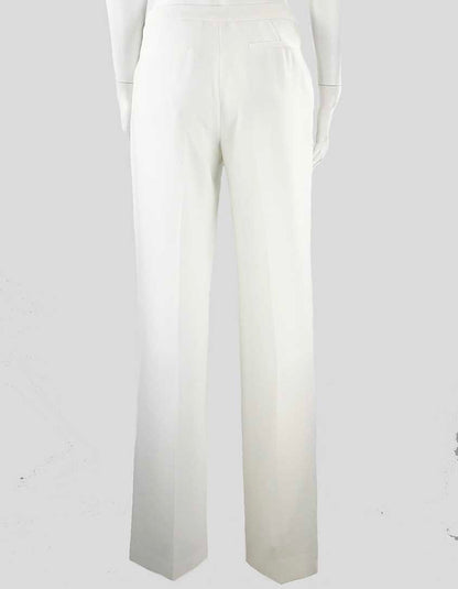 Intermix Off White Wide Legged Pants 4 US