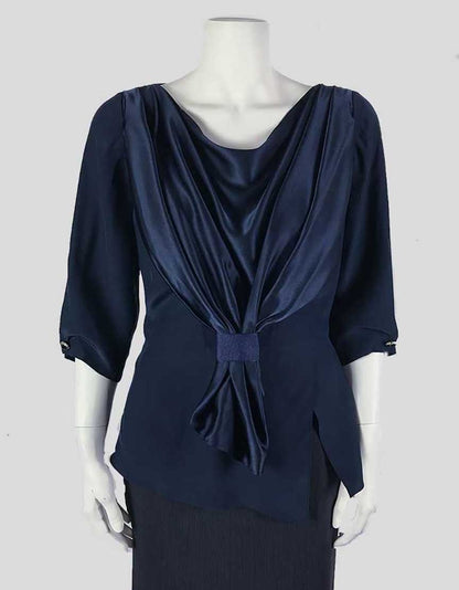 OSCAR DE LA RENTA Silk Top - 10 US