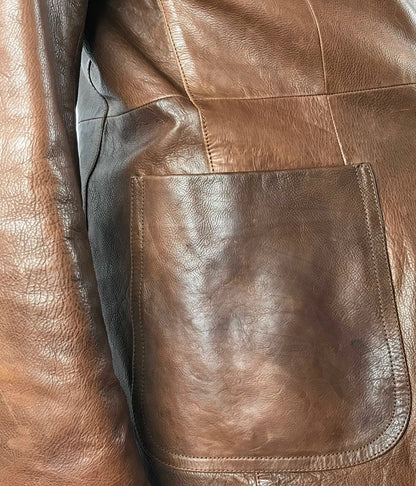 Prada Leather Blazer 50 It