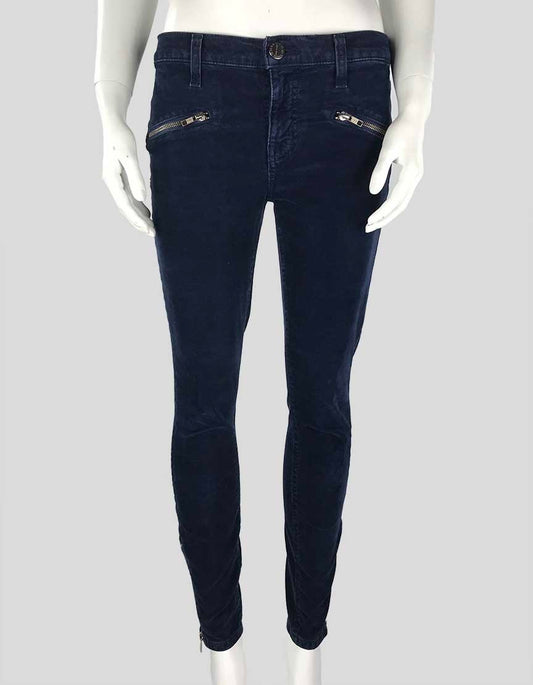Current Elliott Soho Zip Stiletto Corduroy Jeans - 27 US