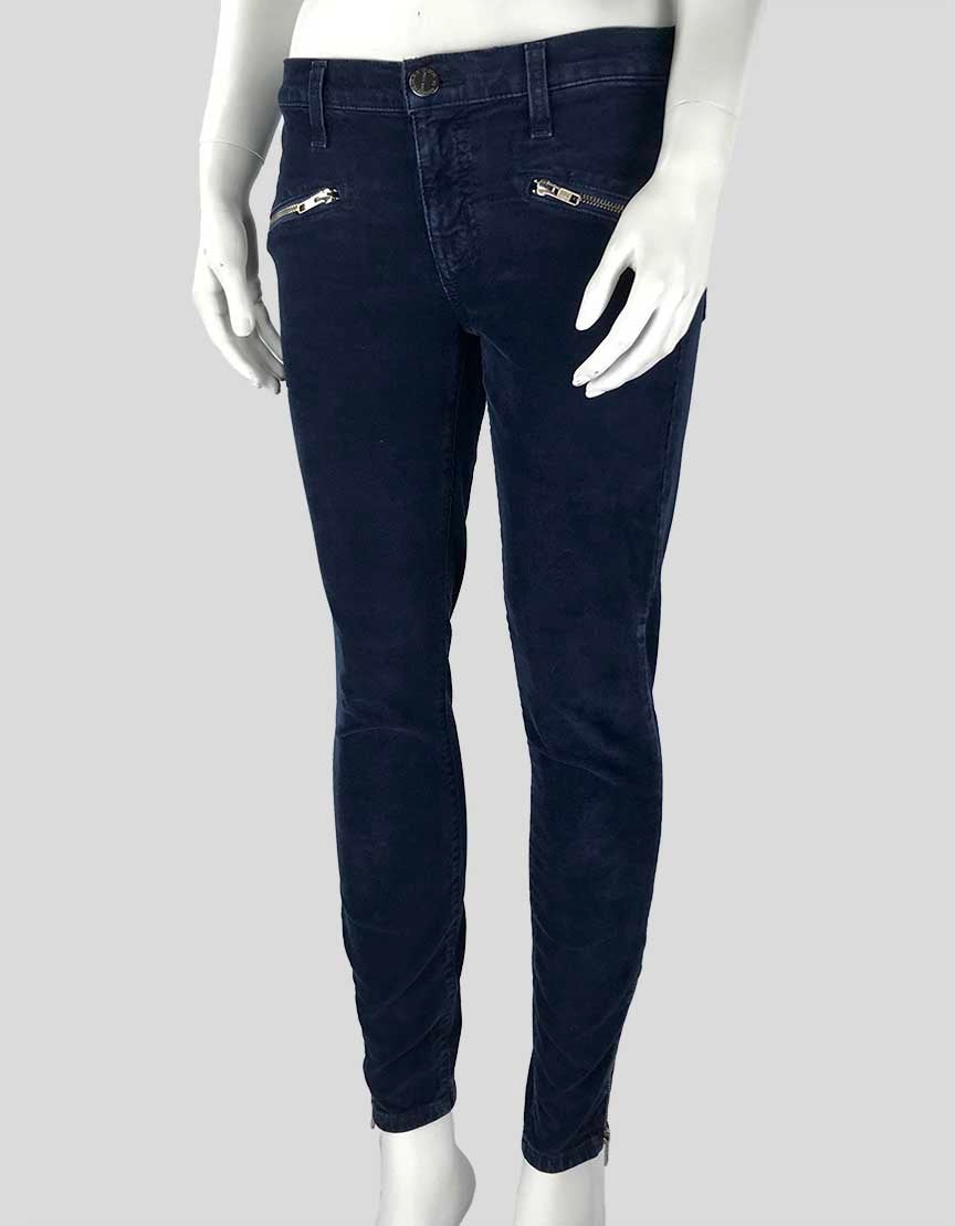 Current Elliott Soho Zip Stiletto Corduroy Jeans - 27 US
