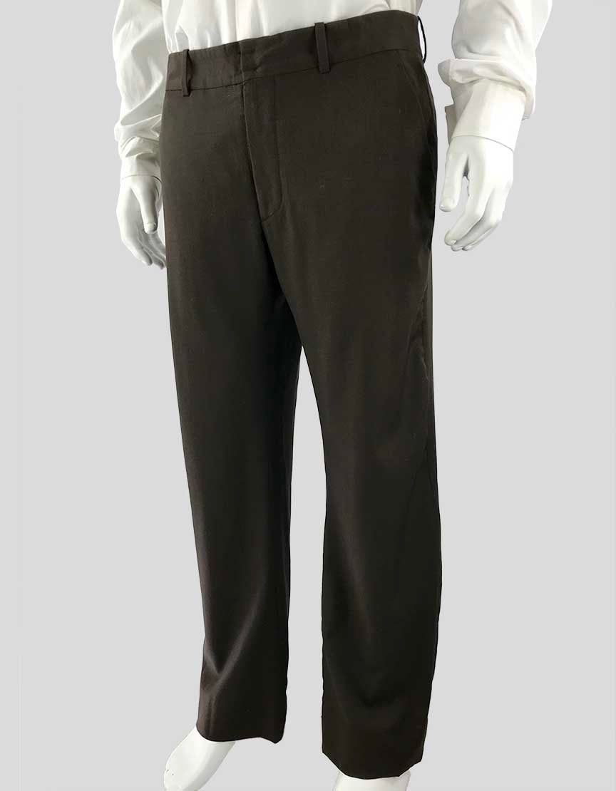 MAISON MARTIN MARGIELA Brown Houndstooth Pants - 40 US