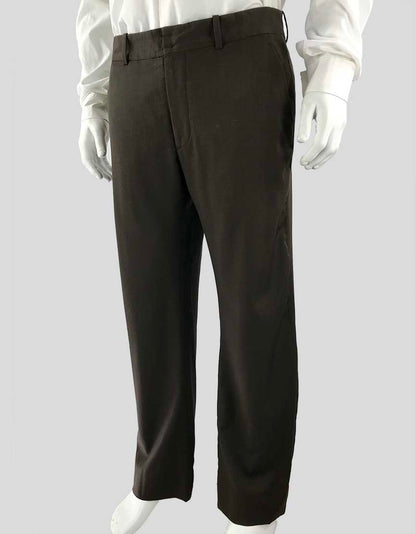 MAISON MARTIN MARGIELA Brown Houndstooth Pants - 40 US