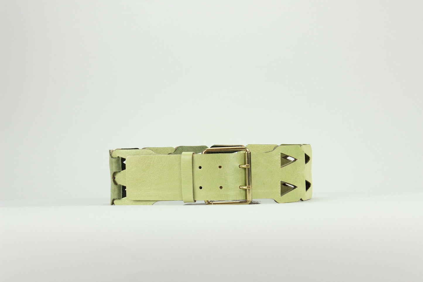 Streets Ahead Black Dark Grey Light Grey Leather Weave Waist Belt