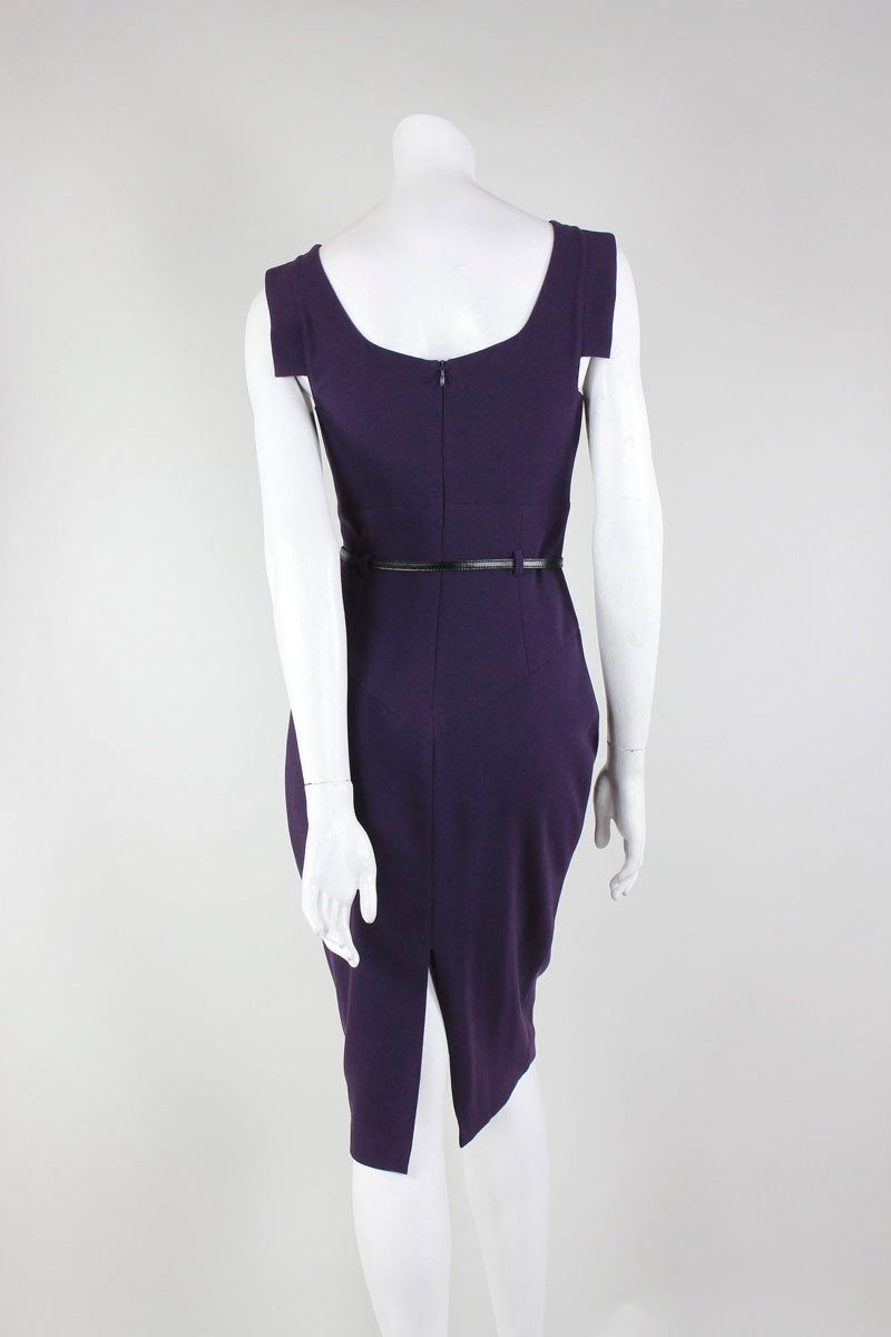 Black halo shop purple dress