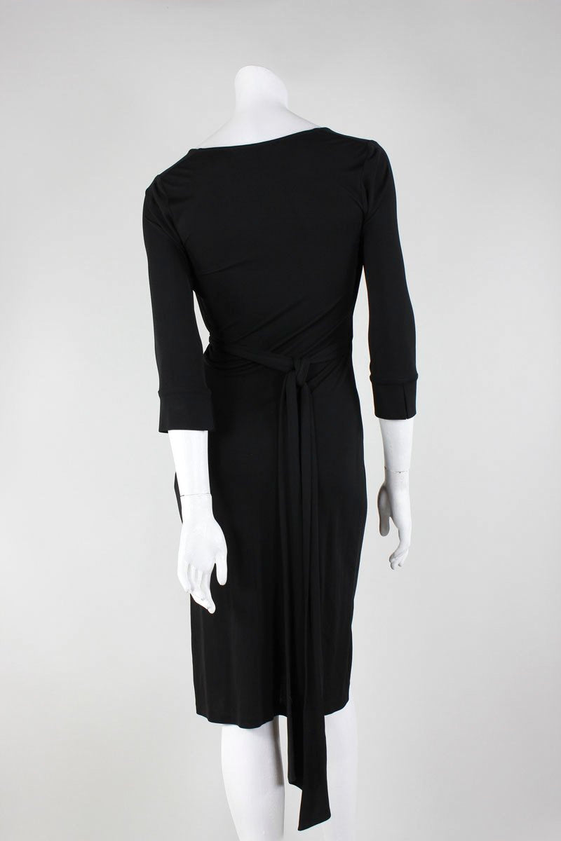 Diane Von Furstenberg Julien Wrap Dress Black