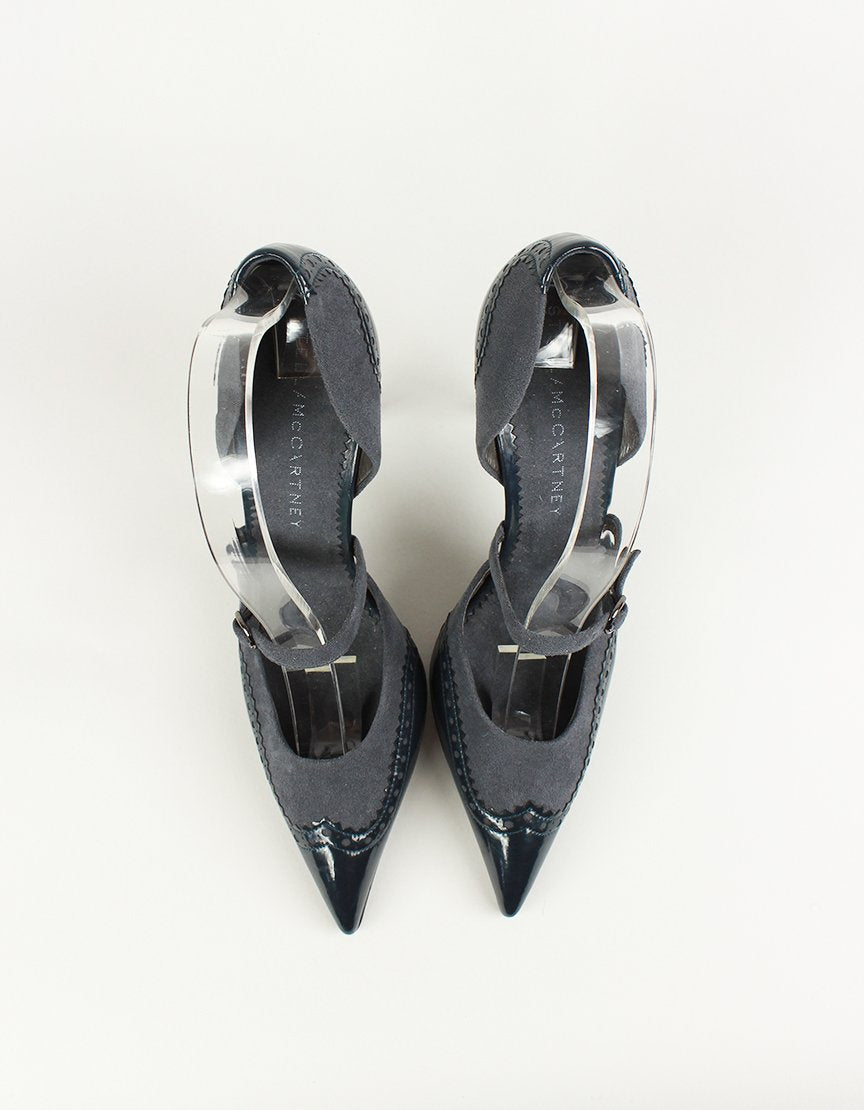 STELLA MCCARTNEY Vegan Suede Heels - 37.5 IT | 7.5 US