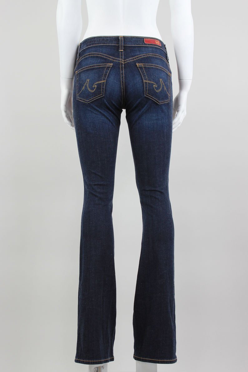 AG Adriano Goldschmied The Legend Flared Low Rise Zip Front Jeans - 25 US