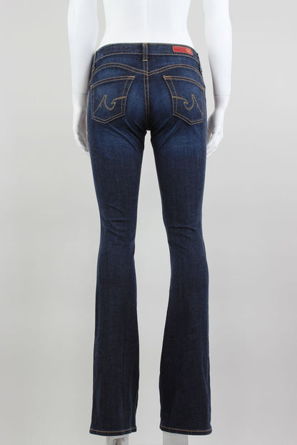 AG Adriano Goldschmied The Legend Flared Low Rise Zip Front Jeans - 25 US