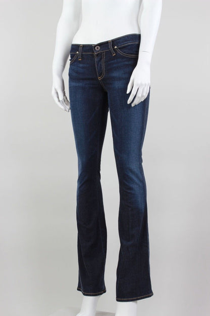 AG Adriano Goldschmied The Legend Flared Low Rise Zip Front Jeans - 25 US