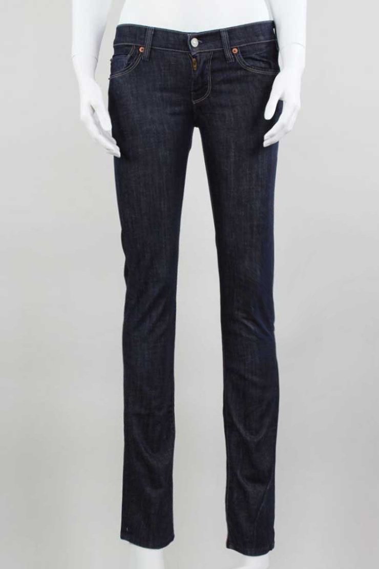 7 FOR ALL MANKIND Straight Leg Low Rise Jeans - 25 US
