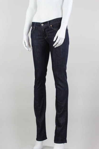 7 FOR ALL MANKIND Straight Leg Low Rise Jeans - 25 US