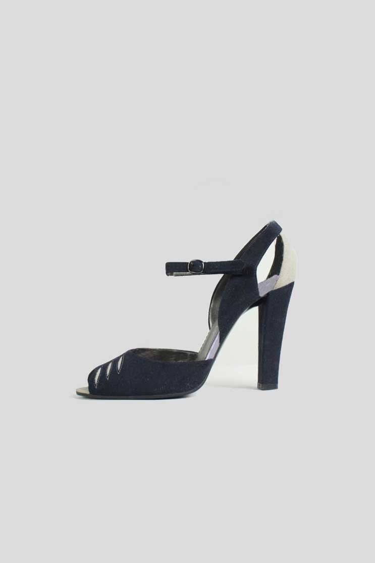 STELLA MCCARTNEY Peep-Toe Heeled Sandal - 37.5 IT | 7.5 US