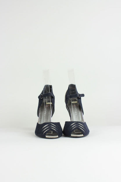 STELLA MCCARTNEY Peep-Toe Heeled Sandal - 37.5 IT | 7.5 US
